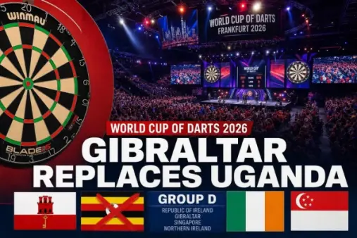 Gibraltar remplace l’Ouganda à la World Cup of Darts 2026