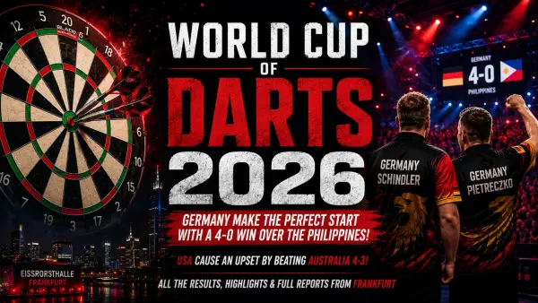 2026 World Cup of Darts: Germany make a strong start, USA spring a surprise against Australia