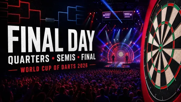 World Cup of Darts 2026 : programme du dimanche 14 juin, quarts, demies et finale