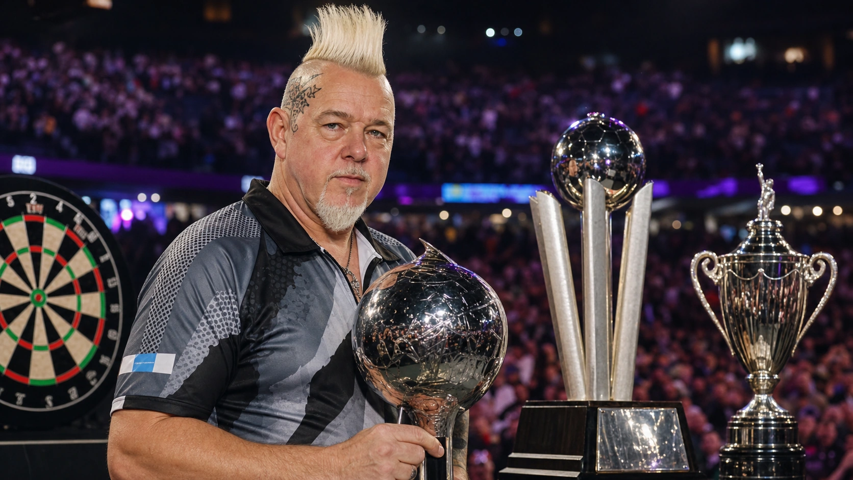 Peter Wright : ses trophées majeurs ne sont pas à vendre, assure son épouse