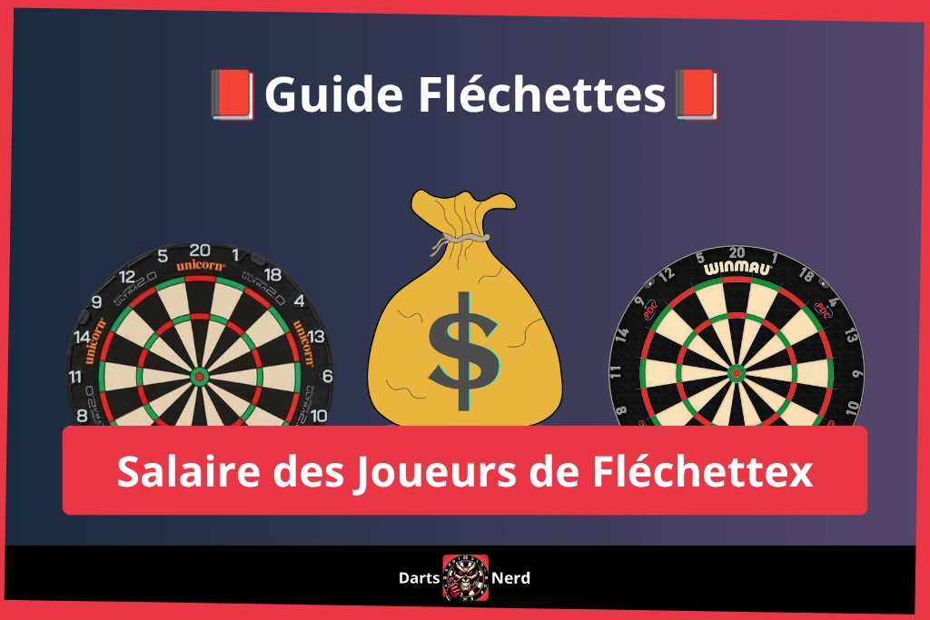 Salaire Joueur de Fléchette Professionnel : combien gagne un joueur de flechette ?