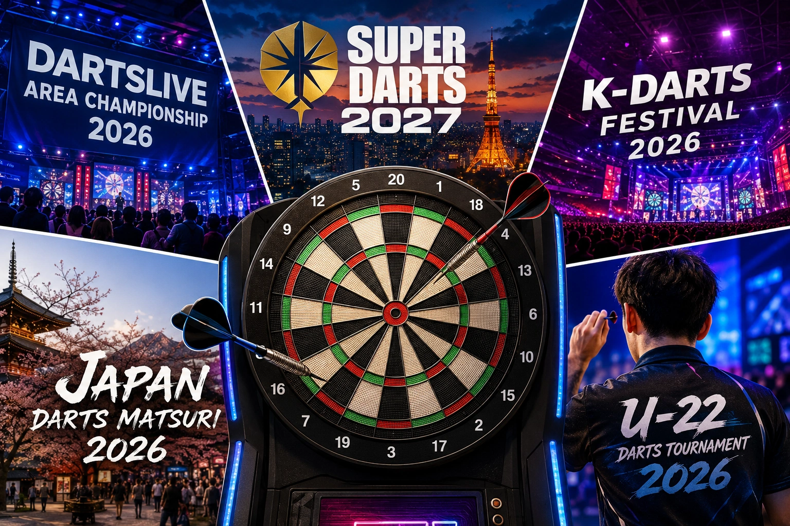 Calendrier Tournois Fléchettes Électroniques 2026-2027 : Phoenix Darts & DartsLive