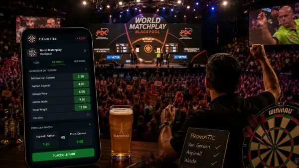 World Matchplay 2026 : favoris, cotes et paris fléchettes, ce que dit la loi française