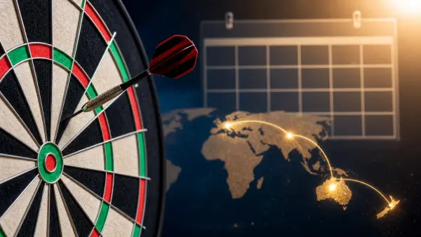 Calendrier PDC d’août 2026 : quatre rendez-vous à suivre après le Matchplay