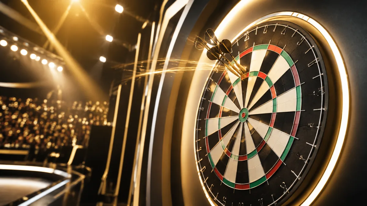 Noa-Lynn van Leuven throws a historic 9-darter at the MODUS Super Series