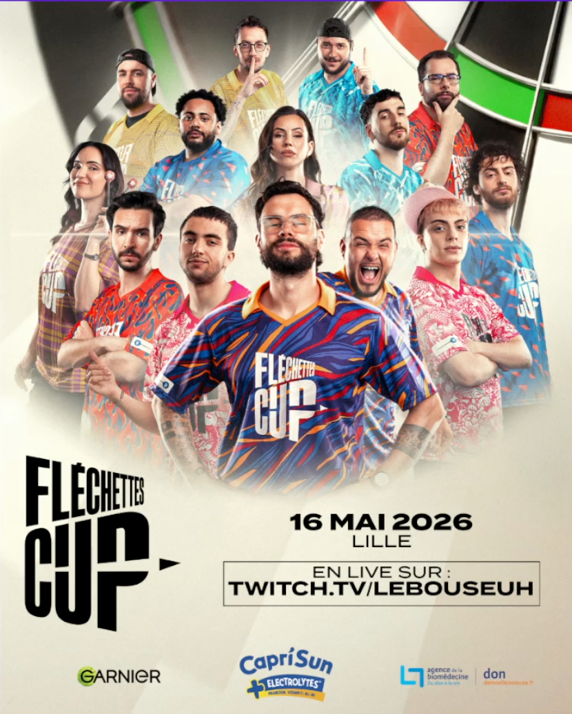 Fléchettes Cup 2026 : tout savoir sur l'événement de LeBouseuh à Lille
