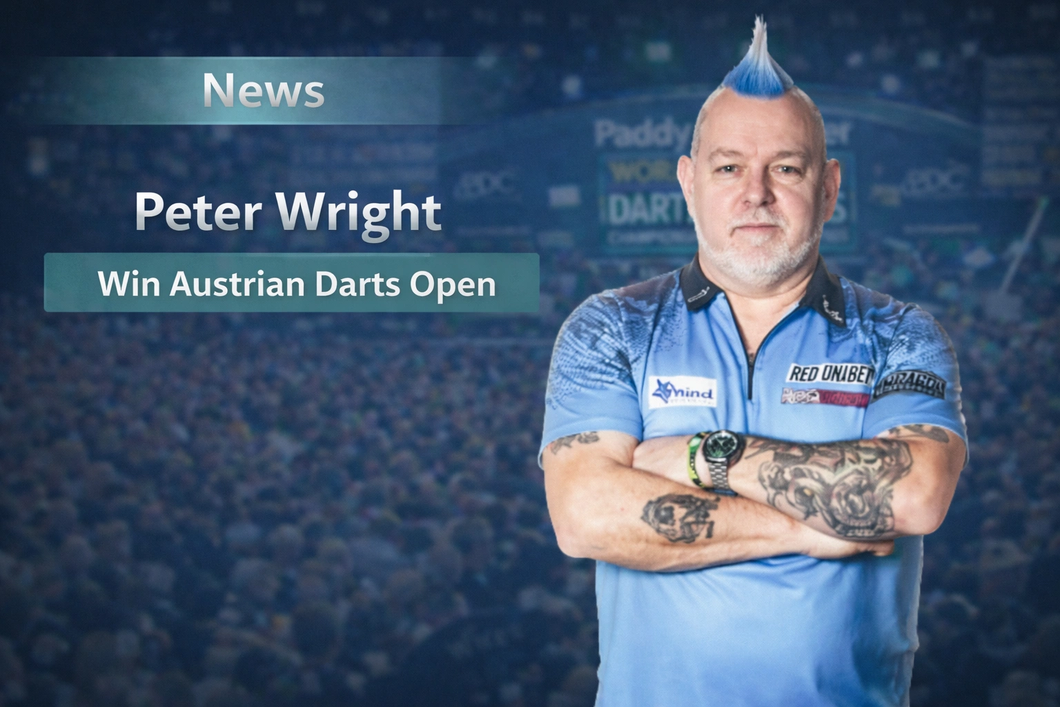 Peter Wright annonce sa victoire au Championnat du Monde malgré une forme en demi-teinte