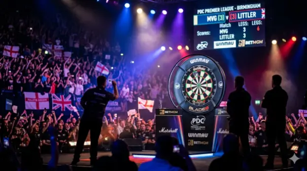 Premier League Darts Night 15 Birmingham : les enjeux des play-offs décryptés